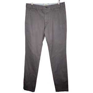 Perk Men's Size 31 x 32 Gray Slim Fit Stretch Straight Leg Pants‎